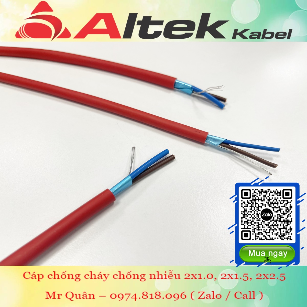 Phân phối dây tín hiệu cvv 12x0.5 – hàng chính hãng Altek Kabel